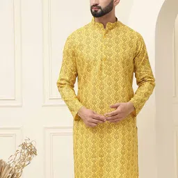 SOJANYA Men Ethnic Motifs Printed Kurta-picture-34
