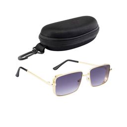 Provogue Unisex Square Sunglasses With UV Protected Lens PRG-V3253 image 4