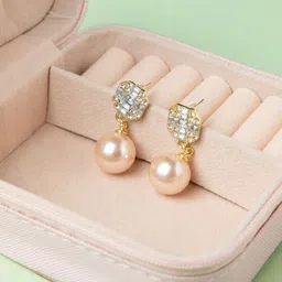 Niscka Contemporary Drop Earrings-23