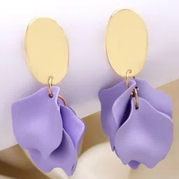 Bohey by KARATCART Contemporary Drop Earrings-7