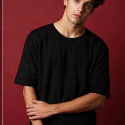 SMAN Men Drop-Shoulder Sleeves T-shirt-image-97