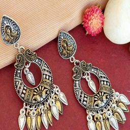 Fashioncrab Gold-Toned Alloy Earrings-image-17