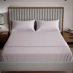 Mulberry Living Rose 250 TC Fitted King Bedsheet with 2 Pillow Covers-picture-49