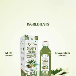 Axiom Set of 2 Pure Neem Giloy Stem Juice - 500ml Each image 3