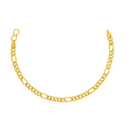 BHIMA Jewels 22K BIS Hallmark 916 Purity Yellow Gold Sachin Chain Bracelet for Men-picture-3