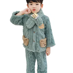 Babymoon Kids Night suit With Scarf-image-50