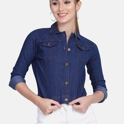 BUY NEW TREND Women Lightweight Denim Jacket with Embroidered-picture-26
