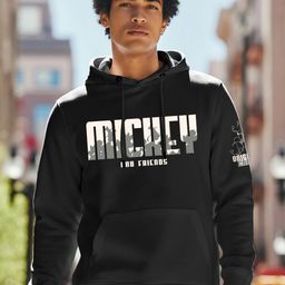 Bewakoof Men Official Disney Merchandise Mickey Mouse Men's Black Graphic Printed Hoodies-image-21