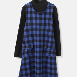 United Colors of Benetton Girls Checked A-Line Regular Dress-picture-18