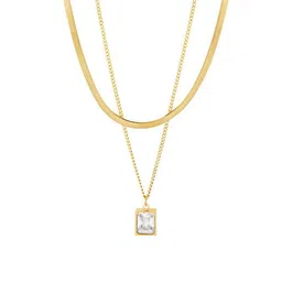 Just Lil Things Stone Studded Minimal Chain-12