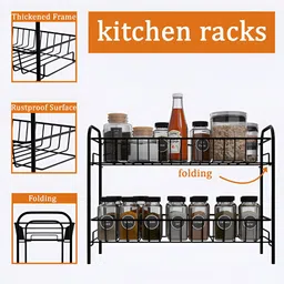 RUBOXA Black Set of 1 Regular Multi-Utility Organisers image 3
