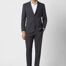 Van Heusen Slim Fit Single Breasted Notched Collar 3-Piece Suit-image-89
