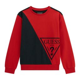 GUESS Boys Colourblocked Round Neck Long Sleeve Cotton Sweatshirt-picture-30