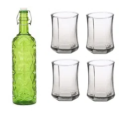 SOMIL Green Glass Airtight Can Bottle-image-75