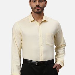 Park Avenue Men Spread Collar Textured Cotton Formal Shirt-image-57
