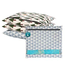 Kuber Industries Grey Set of 4 Regular Multi-Utility Organisers-47