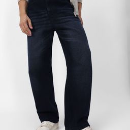 Urbano Fashion Men Loose Relaxed Fit Heavy Fade Jeans-image-77