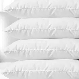 Shadowkart White 4 Pieces Fibre Filled Ultra Soft Sleep Pillows-17