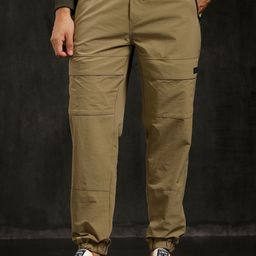 WROGN Men Straight Fit Regular Trousers-picture-38