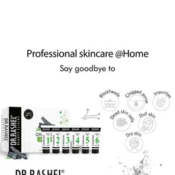 DR.RASHEL Charcoal Kit Facial  Enhances Glow & Smoothness With SPF 15  Moisturizer-140g image 4