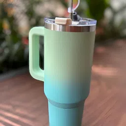 Vakkal Home Green & Blue Stainless Steel Double Wall Vacuum Tumbler Water Bottle -1200ml-image-55