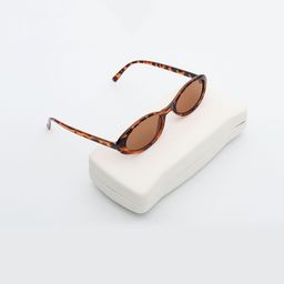 PELLE LUXUR Women Oval Sunglasses with UV Protected Lens PL25GS175-image-52