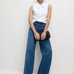 Marks & Spencer Women Flared Clean Look No Fade Jeans-image-7