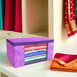 Kuber Industries Purple Set of 4 Regular Drawer Organiser Organisers image 3