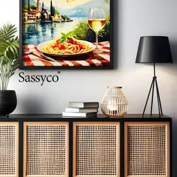 Sassyco Blue & Red Canvas Other Wall Paintings-image-29