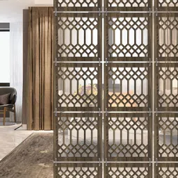 RANDOM Brown Geometric Window Blinds-picture-56