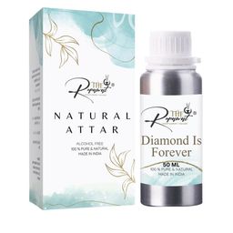THE RUPAWAT Perfumery House Diamond Is Forever 100% Natural Alcohol Free Attar - 50 ml-image-4