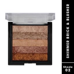 Fashion Colour Shimmer Brick & Blusher - Shade 02-19
