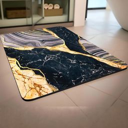 IVAZA Lavender 2000 GSM Silicone Bath Rugs-image-80
