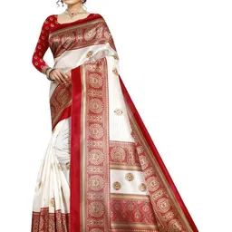 Ethnic motifs printed saree-picture-52