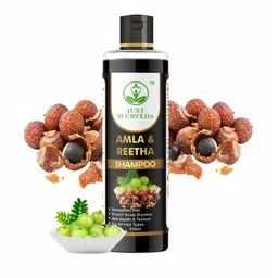 JUST AYURVEDA Amla & Reetha Anti-Dandruff Shampoo- 210 ml-27