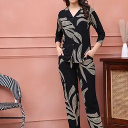 Claura Women Printed Night suit-image-3