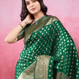 NIWAA Woven Design Zari Pure Silk Kanjeevaram Saree-picture-25