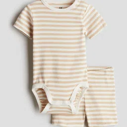 H&M 2-Piece Ribbed Cotton Set-image-56