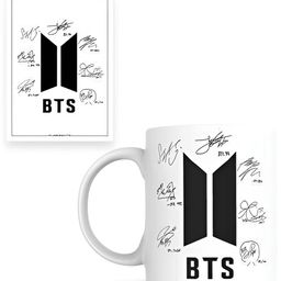 Mr UVD White & Black BTS Printed Ceramic Cup 350ml-image-16