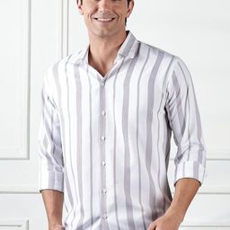 SWADESI STUFF Men Comfort Opaque Striped Casual Shirt-image-99
