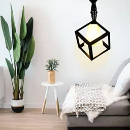 GAUVIK Black Glass Ceiling Lamp-image-49