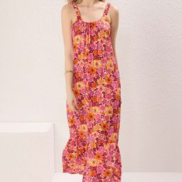Trendyol Floral Printed Maxi Midi Dress-image-40