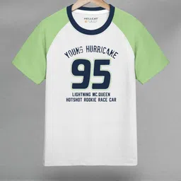 HELLCAT Boys Printed Applique T-shirt-46