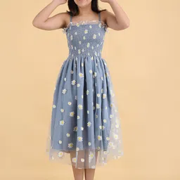 PaheliRani Girl Floral Printed Fit & Flare Dress-picture-54