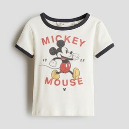 H&M Printed Jersey Top-image-53