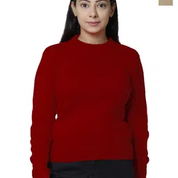 IndiWeaves Women Pack Of 2 Round Neck Pullover Sweaters-picture-41