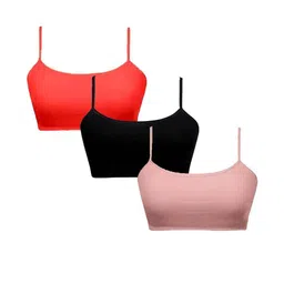 BRAAFEE Girls Non Padded Full Coverage Bra - Pack Of 3-69