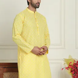 Jompers Men Geometric Printed Kurta-56