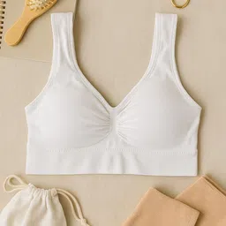 SECRETS BY ZEROKAATA Pack of 2 Assorted Solid Lightly Padded Bra image 2