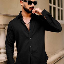 Metronaut Men Regular Fit Spread Collar Textured Casual Shirt-image-109